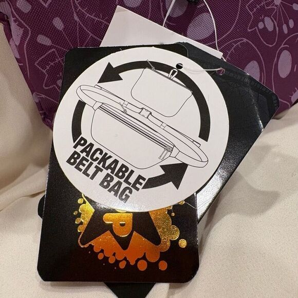 Disney The Nightmare Before Christmas Jack Packable Fanny Pack Belt Bag NWT - Picture 9 of 9